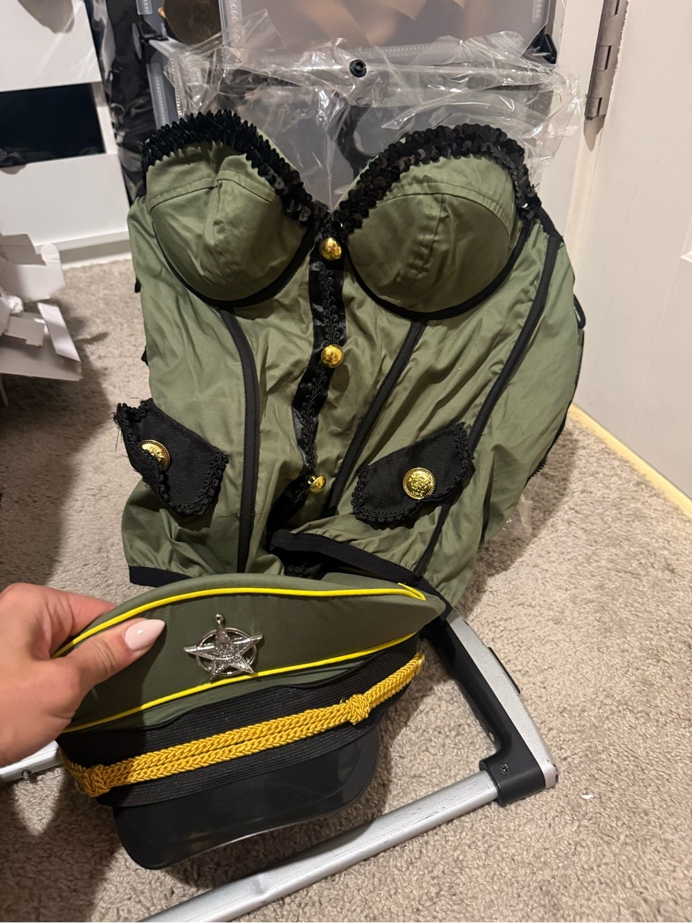 Naughty army general sexy costume